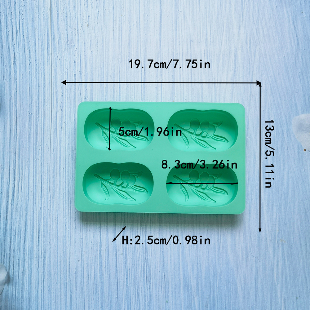 4 Cavities Oval Olive Tree Sil - đánh giá và giá Candle Supplies In Bulk