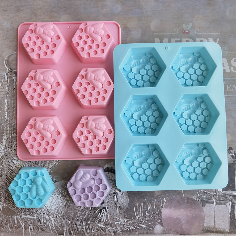 Silicone Hexagonal Bee Soap Mo - đánh giá và giá Candle Supplies In Bulk
