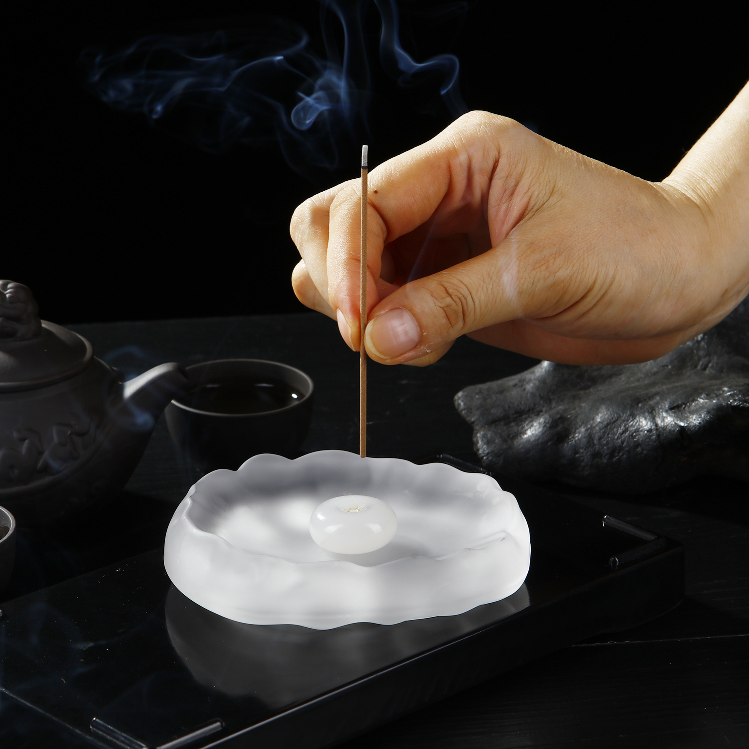 Mini Jade Incense Burner Incen - đánh giá và giá Candle Glass Supplies