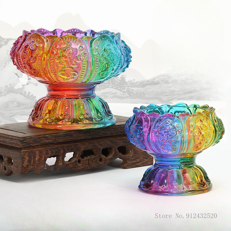 Colorful Lucky High Feet Lamp  - đánh giá và giá Candle Glass Supplies