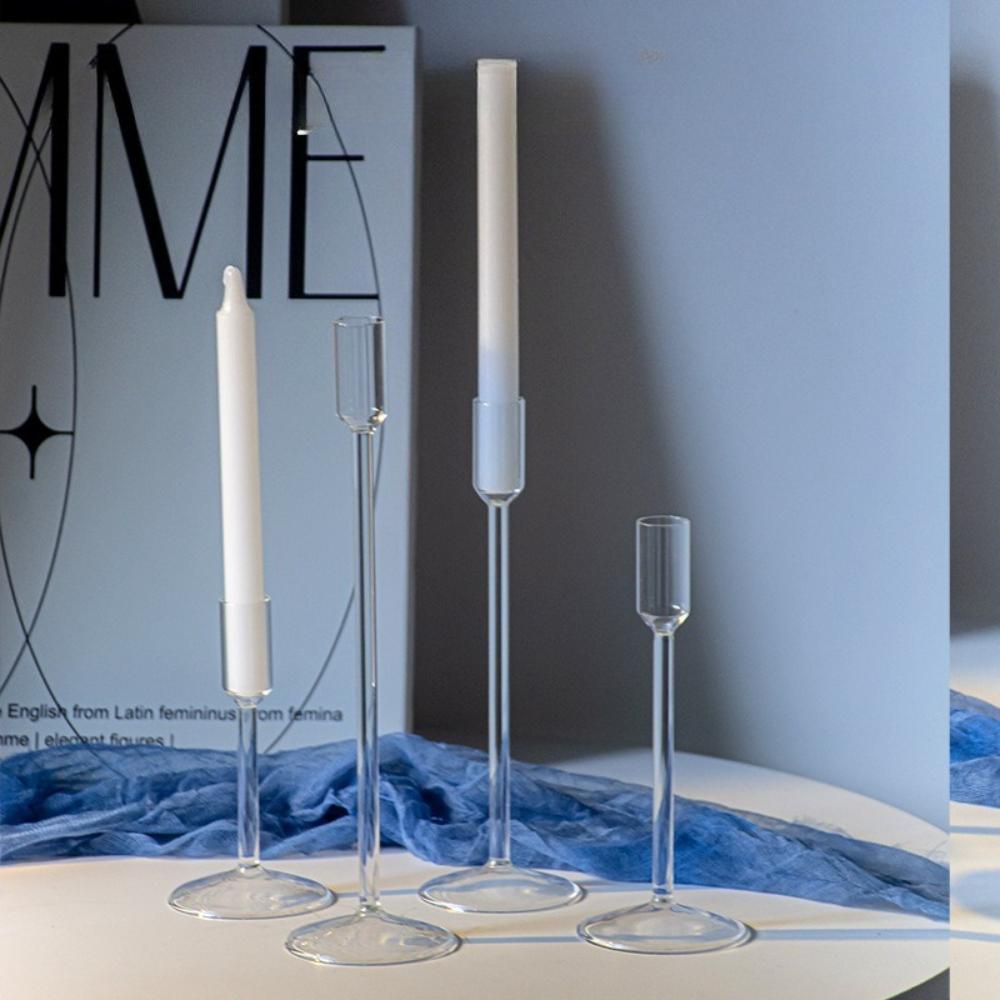 Nordic Minimalism Clear Glass  - đánh giá và giá Candle Glass Supplies