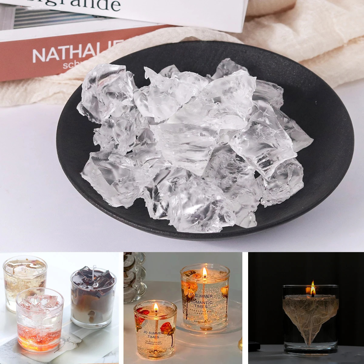 100G 7Colors Jelly Wax DIY Han - đánh giá và giá Candle Supplies In Bulk