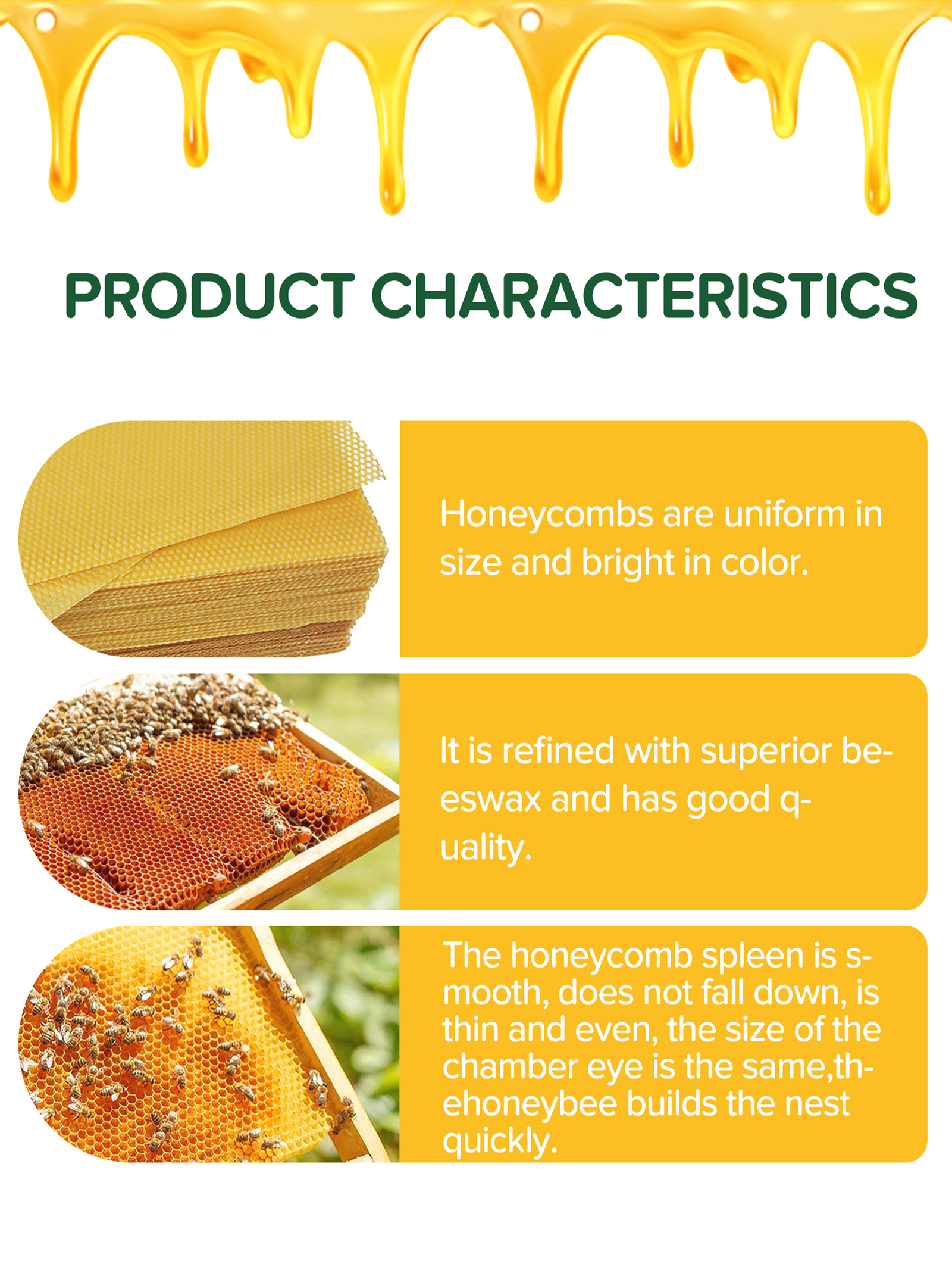 10Pcs Natural Honeycomb Bee Wa - đánh giá và giá Candle Supplies In Bulk