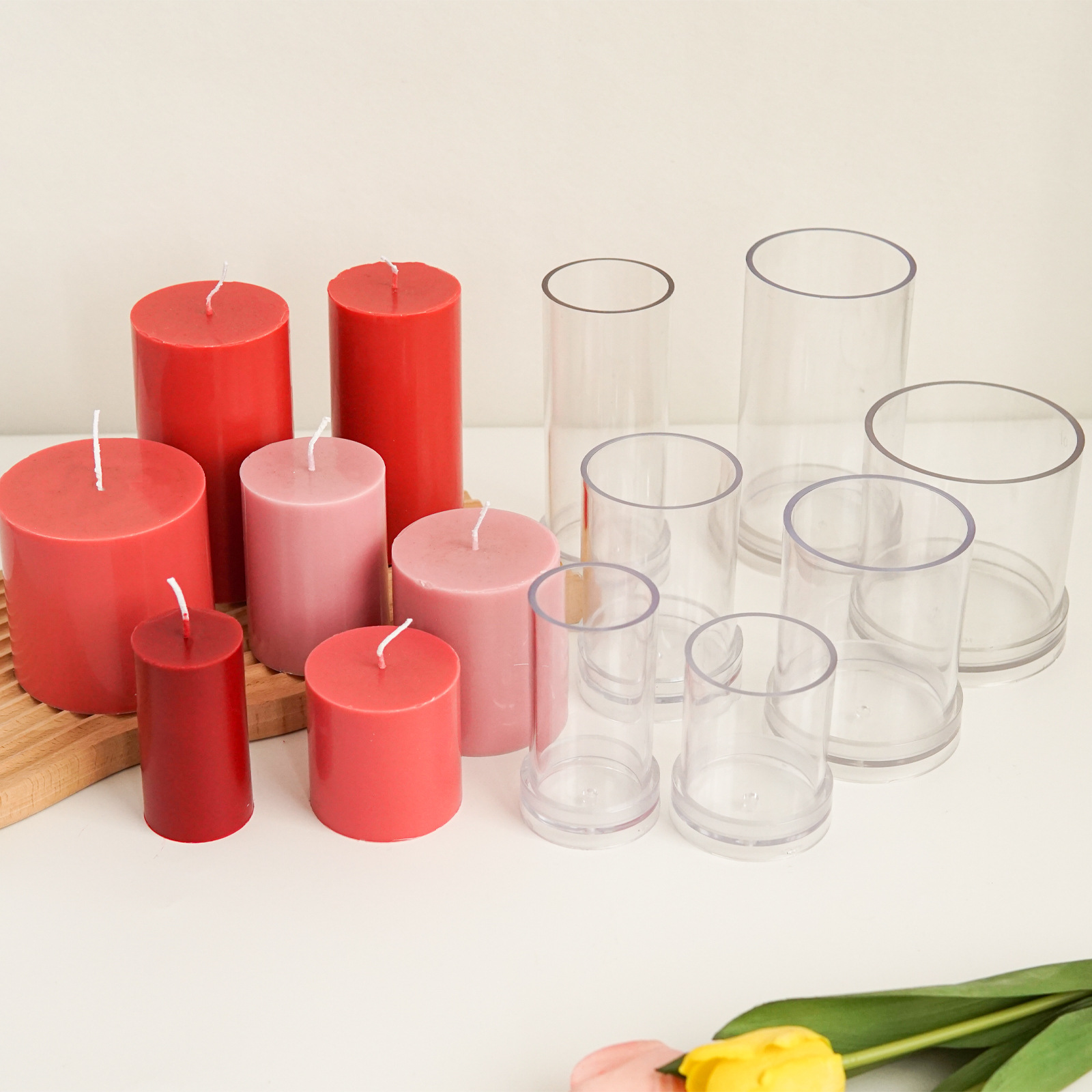 Various 3D Cylindrical Candle  - đánh giá và giá Candle Supplies In Bulk