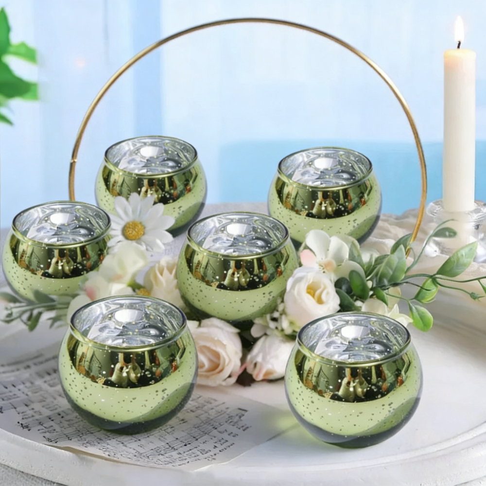 6/12Pcs Glass Candle Holders B - đánh giá và giá Candle Glass Supplies