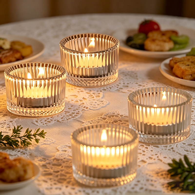 Small Clear Mini Candlestick T - đánh giá và giá Candle Glass Supplies