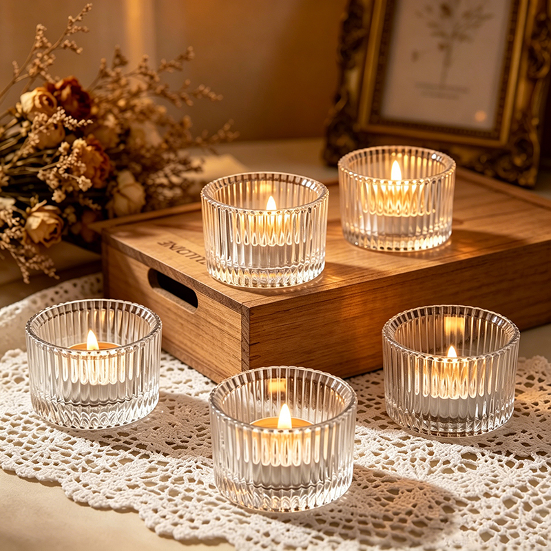 Small Clear Mini Candlestick T - đánh giá và giá Candle Glass Supplies